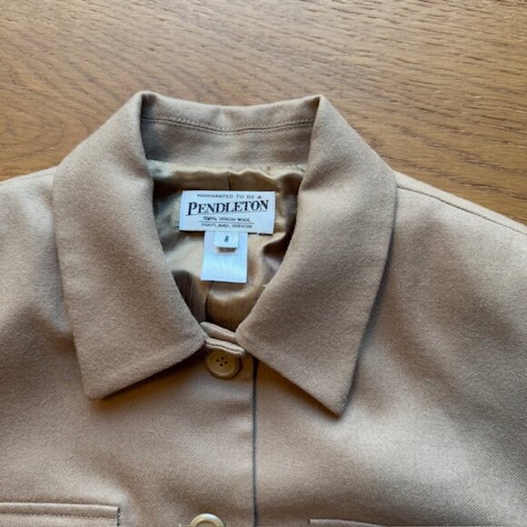 Pendleton Lined 100% Virgin Wool Jacket Size 8 Made in USA - Picture 5 of 6